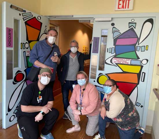 A picture of five individuals