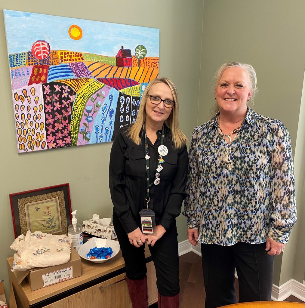 Photographed Susan Zorz, Director of Resident Operations and Compliance (Right) and Emma Tibbo, Chief Executive Officer (Left)